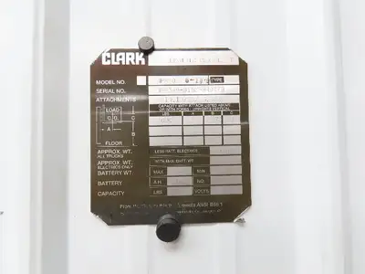 Clark 2788927 Hydraulic Pump Motor 36VDC From NPR20 Reach Truck Forklift 2792881