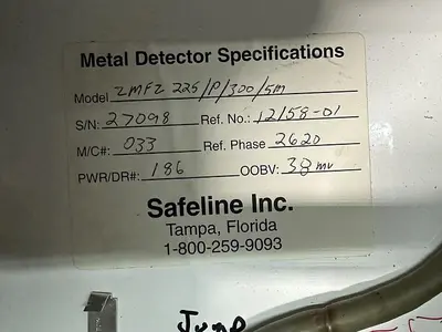 USED METTLER TOLEDO | SAFELINE ZMFZ 225/P/300/5M