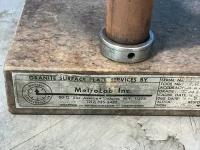 Used METROLABS INC _UNKNOWN_ Granite Surface Plates Ohio US | HGR 24 #1291821