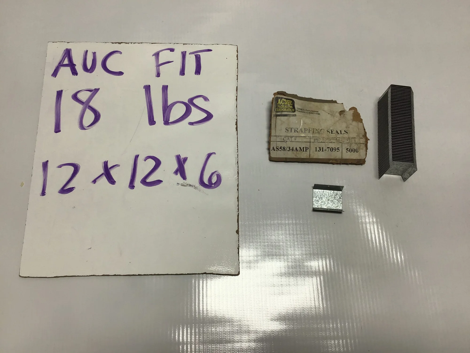 ACME AS58/34AMP Strapping Seals (20lbs)