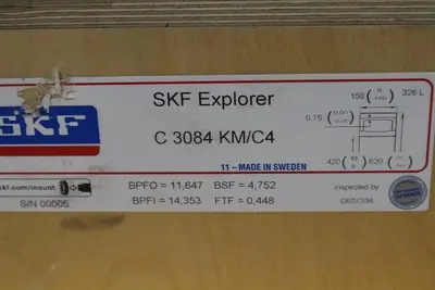 C 3084 KM/C4 - SKF EXPLORER - CARB BEARING - FACTORY NEW STOCK S-431