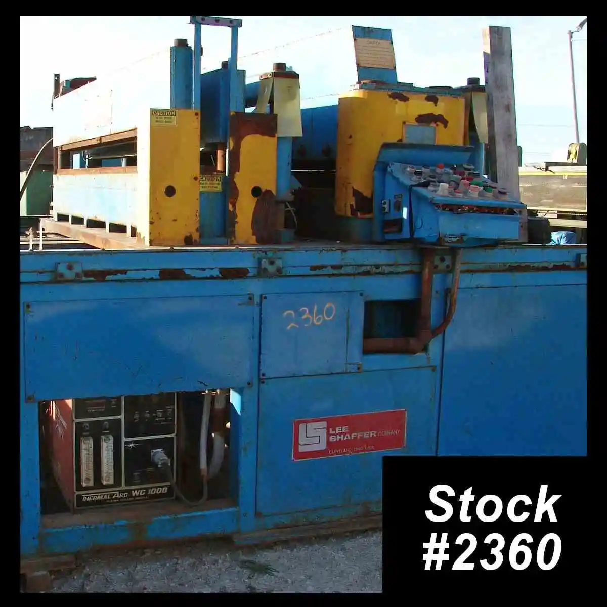 60″ LEE SHAFER Shear & End Welder