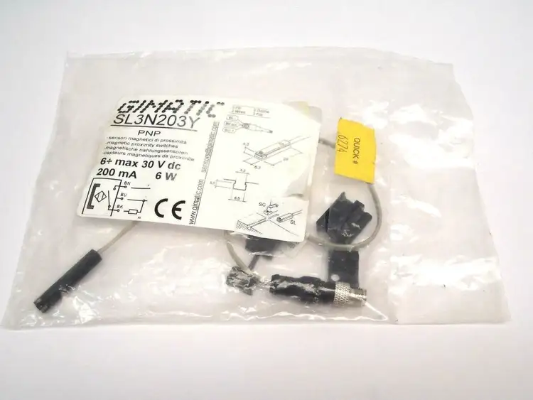 Used GIMATIC SENSOR PNP 6+30 V DC Sensors | Maverick Industrial Sales #1115543