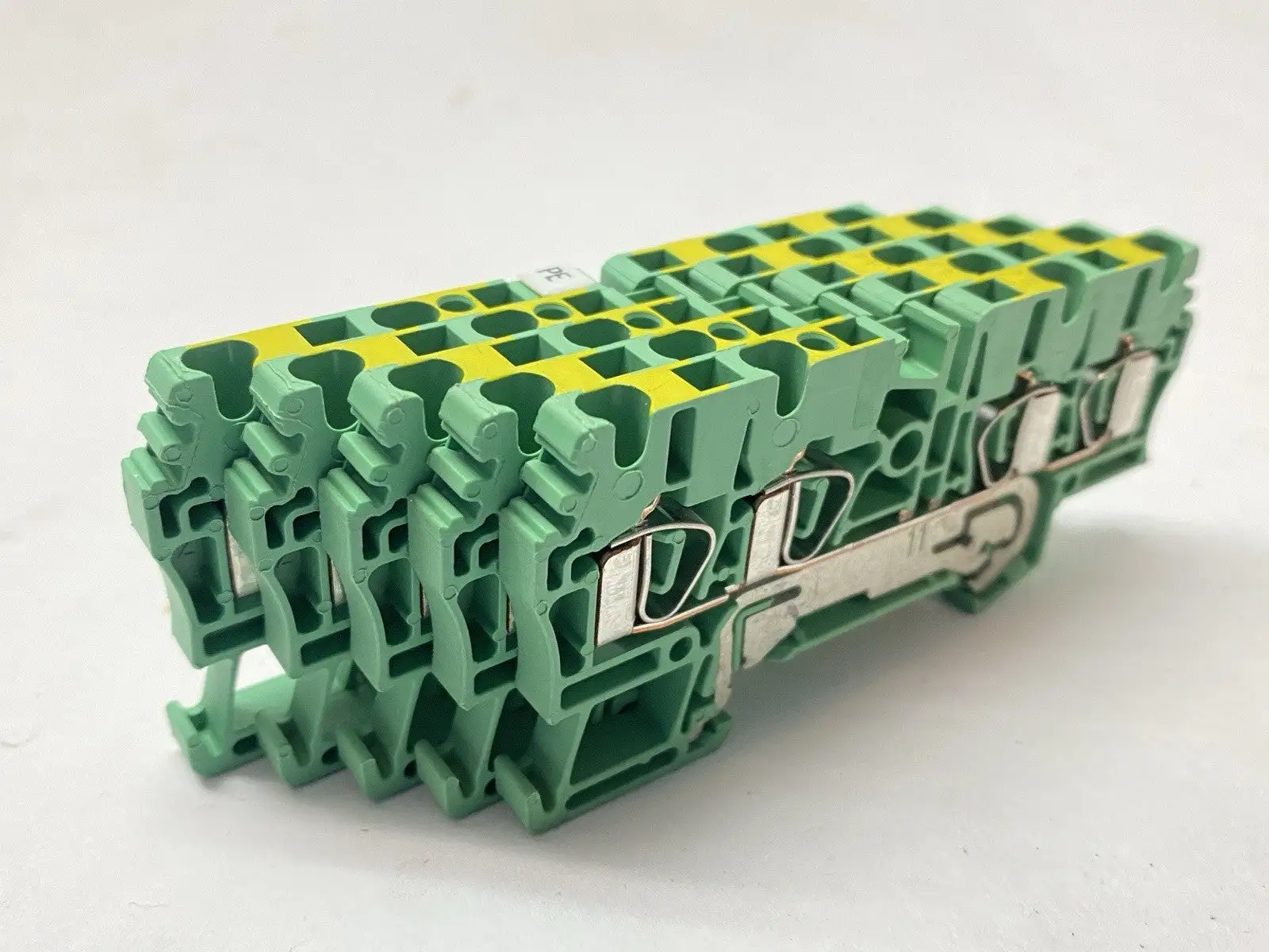 ZPE 2.5/4AN | Weidmuller  PE Terminal Tension-Clamp Connection 1608660000 LOT OF 5 - Used