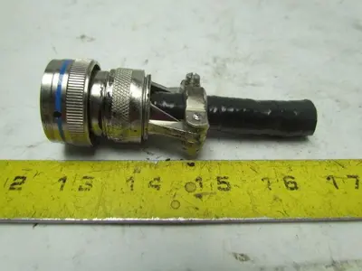 AERO MS3476L18-8S 8 Pin Female Round Connector W/Clamp USED