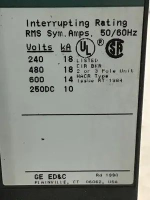 USED GE TED136050 / DISCONNECT