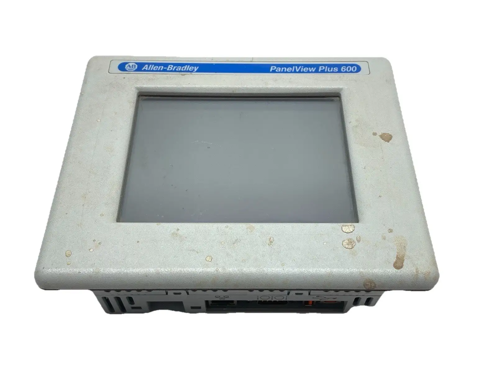 USED ALLEN-BRADLEY SER A PANELVIEW PLUS 600 TOUCH TERMINAL BAD SCREEN