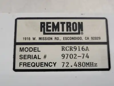 USED REMTRON RCR916A