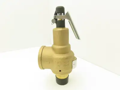 Kunkle 6283HGM01AKM Pressure Relief Valve 1-1/2" Male NPT Set 37 PSI Brass