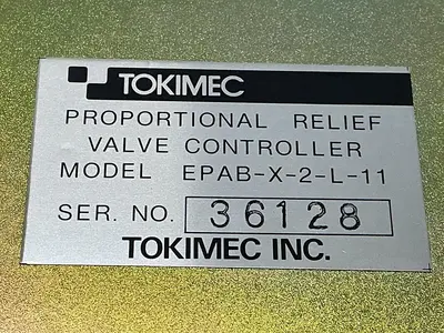 USED TOKIMEC EPAB-X-2-L-11