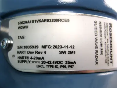 NEW Rosemount 5302 HA1S1V5AE03200RCE5