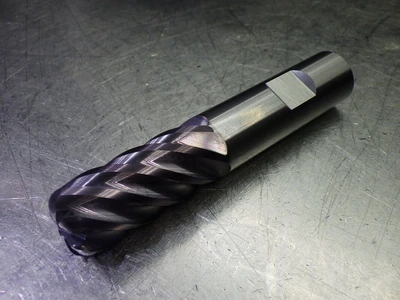 Kyocer/SGS 3/4" 6 Flute Carbide CR Endmill 3/4" Shank .19" R T105226TX (LOC2025B)