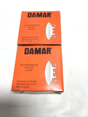 Damar 5284A 4044-1 Weatherproof Sealed Beam Indoor & Outdoor 12V 12W (Lot of 2)