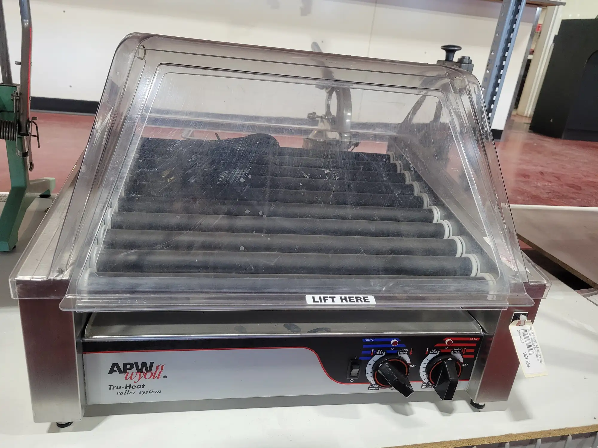 Used APW Wyott HRS-31S Hot Dog Roller
