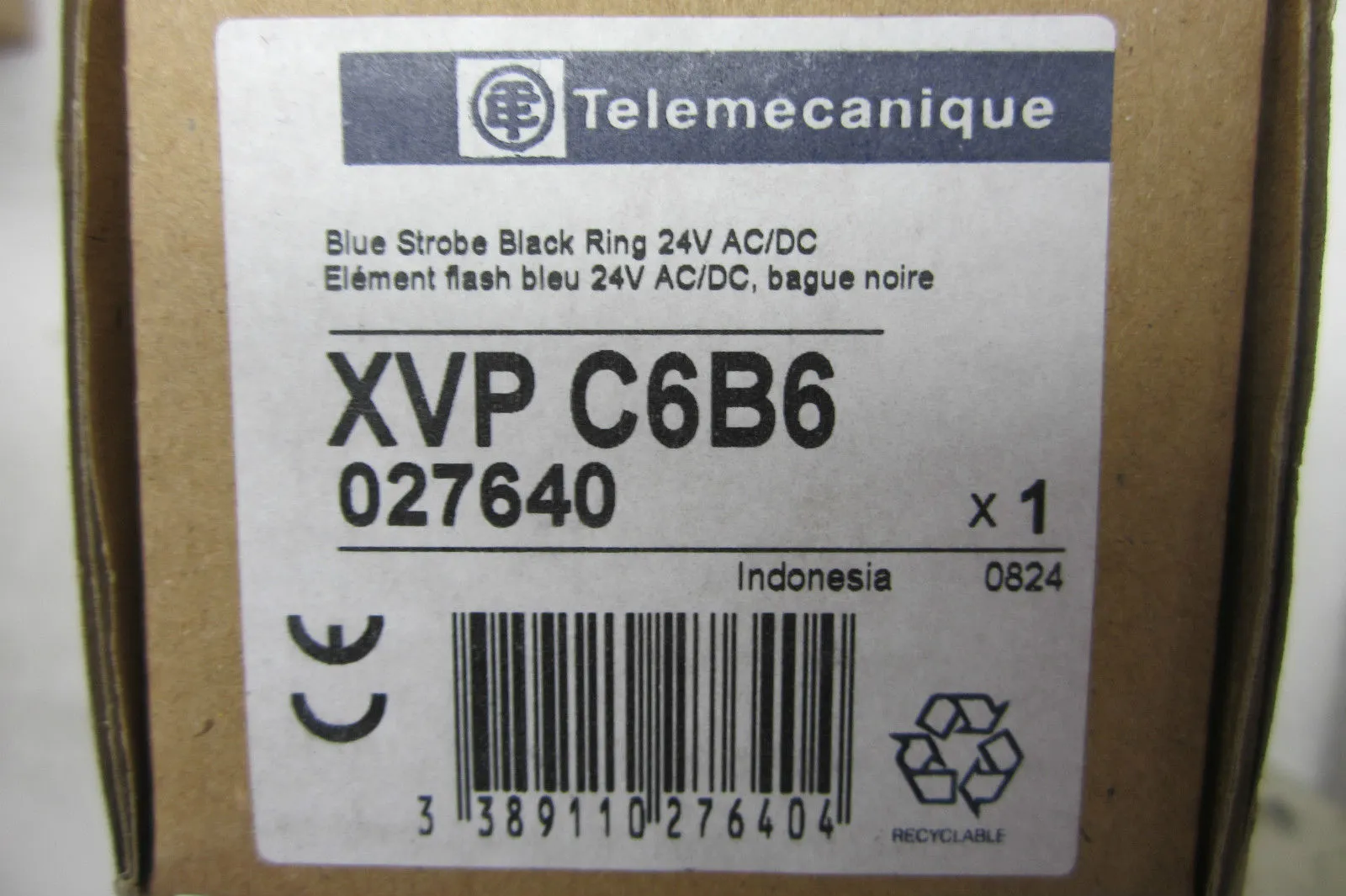 NEW TELEMECANIQUE XVP-C6B6 BLUE STROBE XVPC6B6