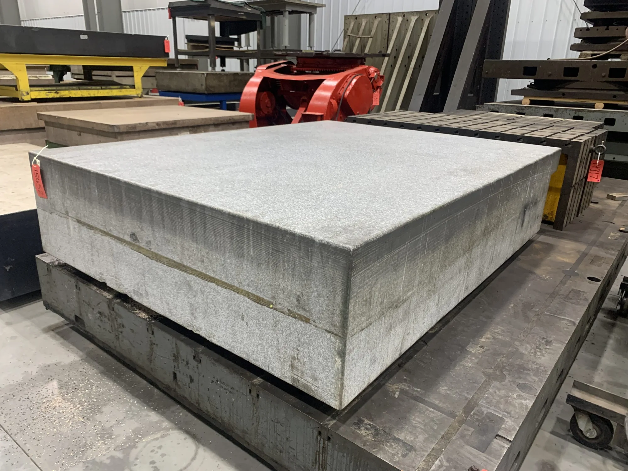 Granite 95 1/4″ x 71 1/2″ x 20″ Thick Surface Plate