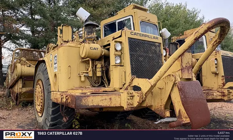Used 1983 CATERPILLAR 627B Scrapers New Jersey US | Proxy Equipment #1380629