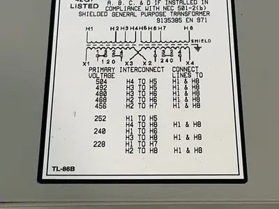 Used EGS HS5F3AS Transformers Ohio US | HGR 24 #1263402