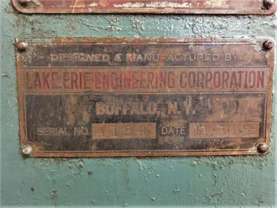 USED LAKE ERIE LAKE ERIE DC-SA PRESS