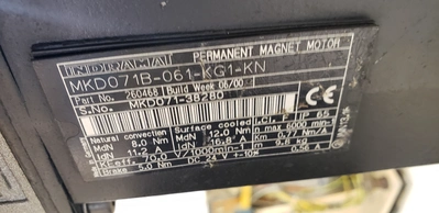 Rexroth Indramat MKD071B-061-KG1-KN Permanent Magnet Synchronous