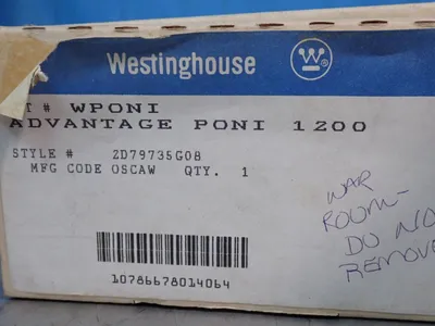 New | in-Stock WESTINGHOUSE WPONI Interface Monitors | HGR 24 #752742