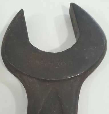 Forged Select Steel 739B Made In USA 1½" & 1⅜" Double Open End Wrench + Warranty