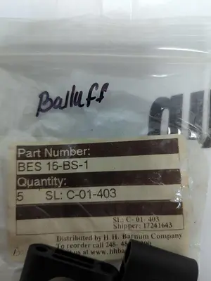 New | in-Stock BALLUF BES-16-BS-1 Misc Fasteners | Surplus Asset Holdings #1195756