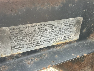 Used 2014 APPALACHIAN CG-SW16 Skidsteer Trailers Michigan US | Miedema Asset Management Group #1334423