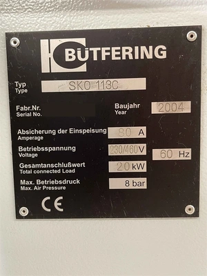Used 2004 BUTFERING SKO 113 C Calibrating Sanding Machines Ontario CA | Aldan Woodworking Machinery #1252745