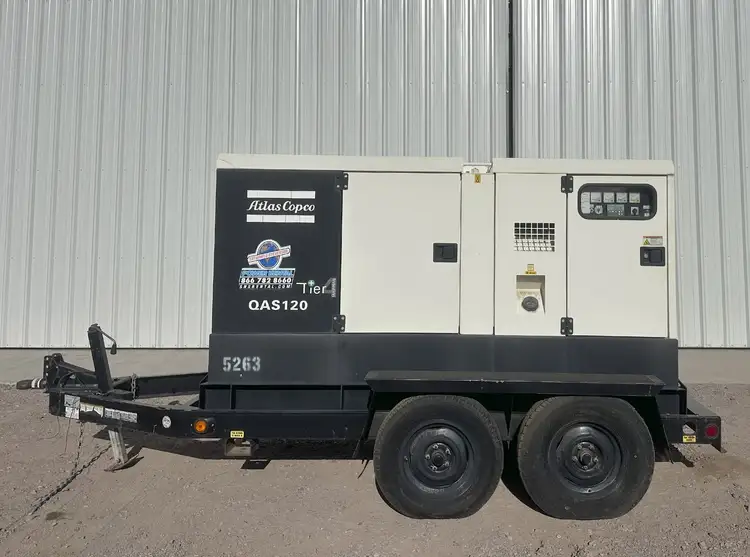 Used ATLAS COPCO QAS 120 IT4 Portable Generators Texas US | FMI Trading #1098450