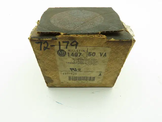 Allen Bradley 1497-N28 Ser A Control Circuit Transformer Pri 208 Sec 120 .050KVA