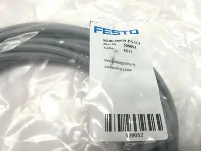 NEBU-M8G4-P-5-LE4 539052 | Festo  Singled Ended M8 Cordset - New