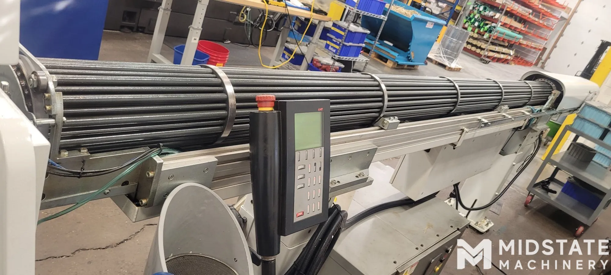 LNS Tryton 112 Gatling-type Swiss Automatic Bar Loader, New in 2013 ** 14/8 Combo Barrel *