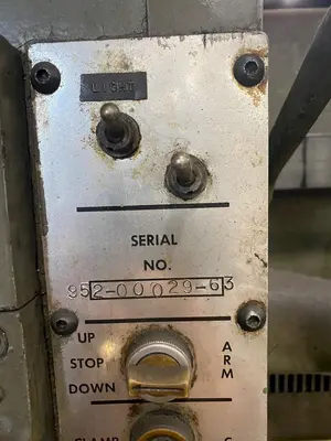5' X 11" CINCINNATI BICKFORD CHIPMASTER RADIAL ARM DRILL. STOCK # 0418421
