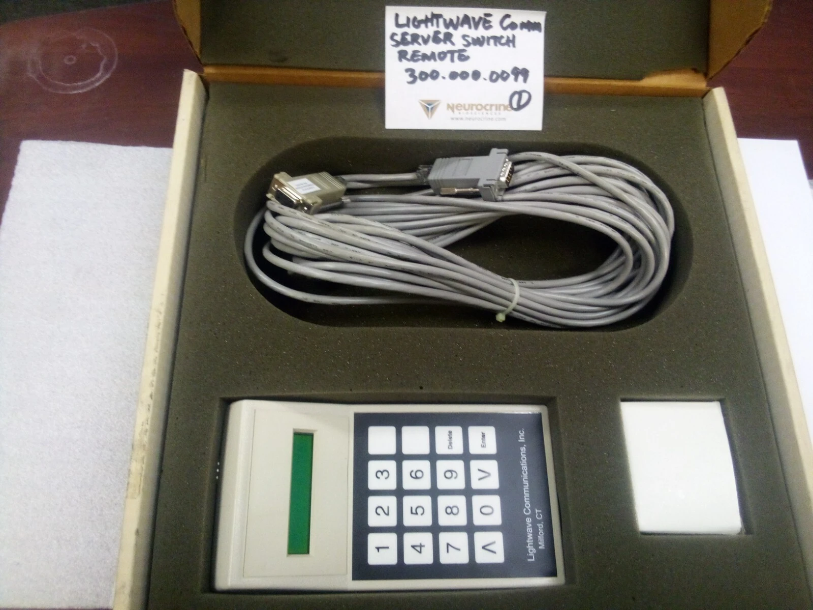 NEW LIGHTWAVE COMM 300.000.0099