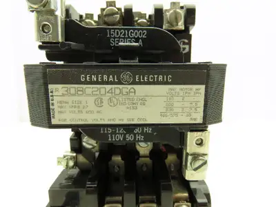 General Electric 308C204DGA Contactor Motor Starter 120V Coil 10Hp 3PH 600V