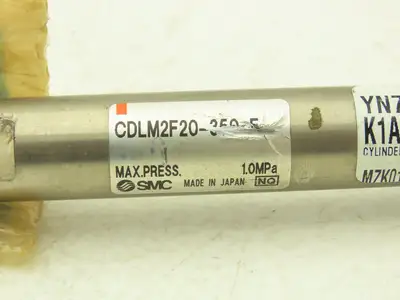 SMC CDLM2F20-350-E Pneumatic Air Cylinder 20mm Bore 350mm Stroke w/Fine Rod Lock