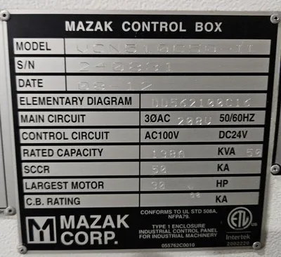 2012 MAZAK NEXUS 510C/50-II CNC, Machining Centers | Machinery Central (6)