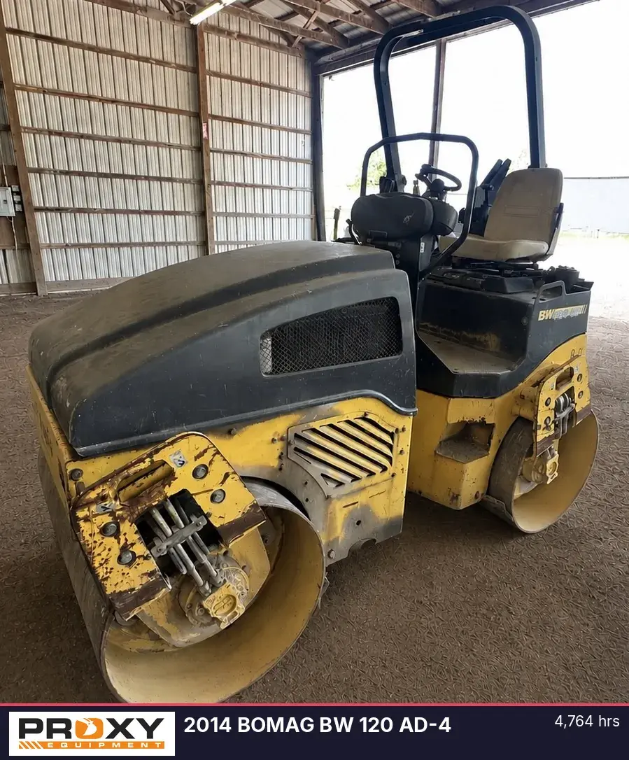 Used 2014 BOMAG BW 120 AD-4 Asphalt Pavers Ohio US | Proxy Equipment #1388764