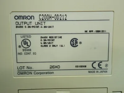 Used OMRON C200HOD212 Input / Output Modules | HGR 24 #733516