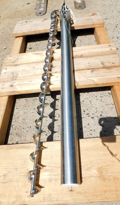 USED LARGE AUGER # 34 LONG AUGER