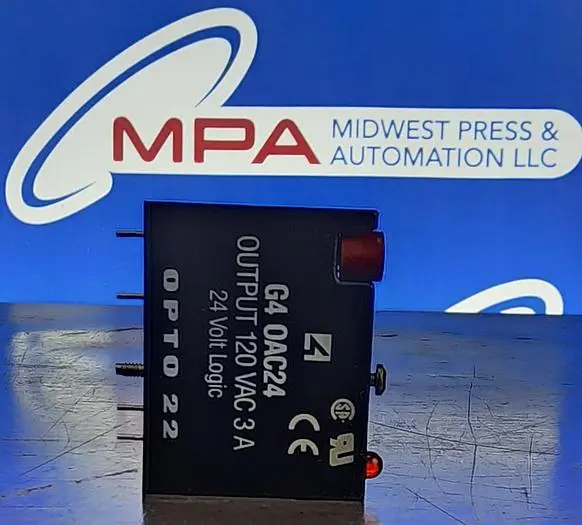 Used OPTO 22 G4 0AC24 Input / Output Modules | Midwest Press and Automation #577844