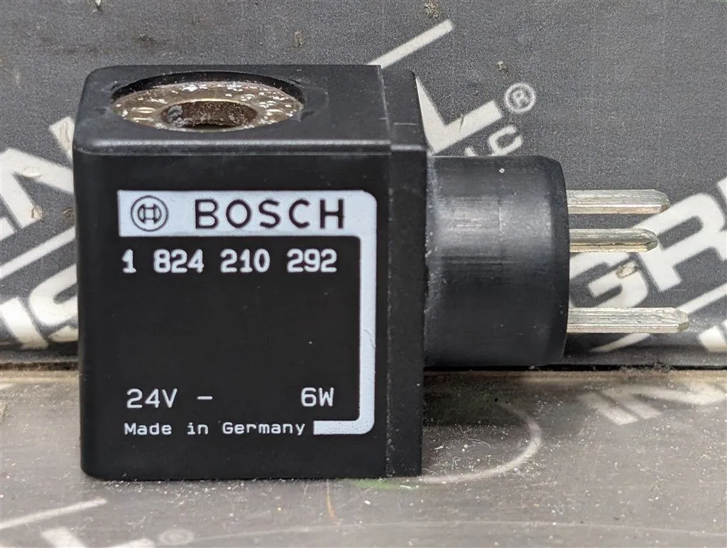 Bosch 1824210292 Pneumatic Directional Control Valve Coil 24V 6W Used