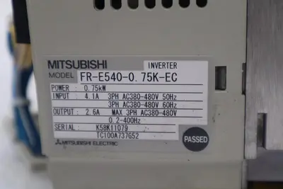 FR-E540-0.75K-EC, MITSUBISHI INVERTER STOCK 5020