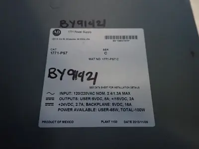 USED ALLEN BRADLEY 1771PS7