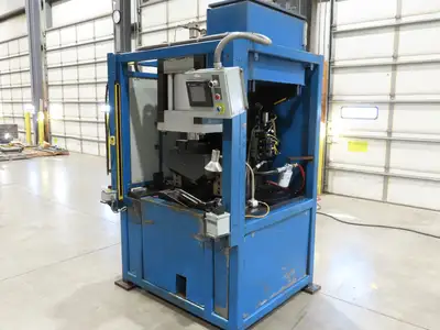 Hydraulic 12 Ton Press 8" Stroke Punch Die C Frame 10" Bore 3000PSI 7.5Hp 3Ph