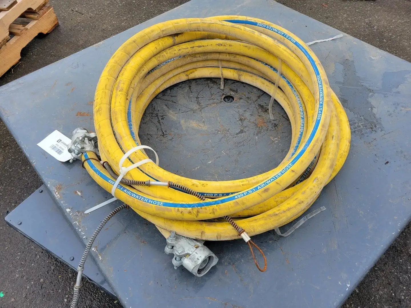1" x 50 FT 400 PSI Yellow Air/Water Hose