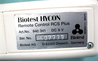 Biotest Hycon RCS Plus Microbial Air Sampler B19