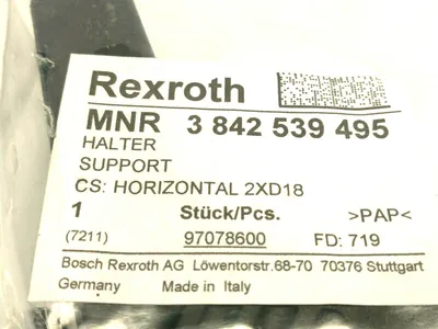 NEW BOSCH REXROTH SUPPORT HORIZONTAL 2XD18