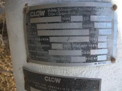 USED CLOW B-163